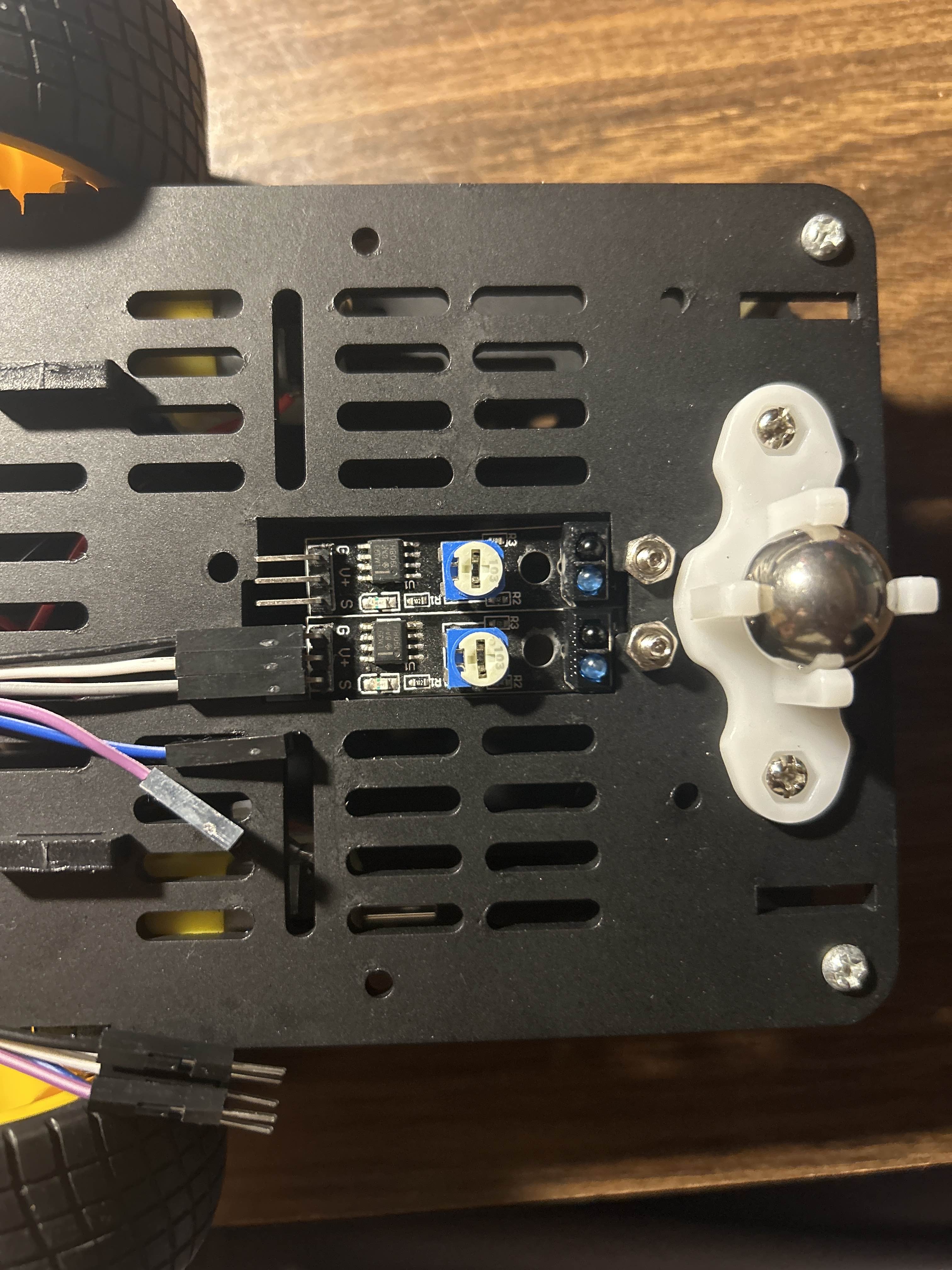 Line Follower Bottom View