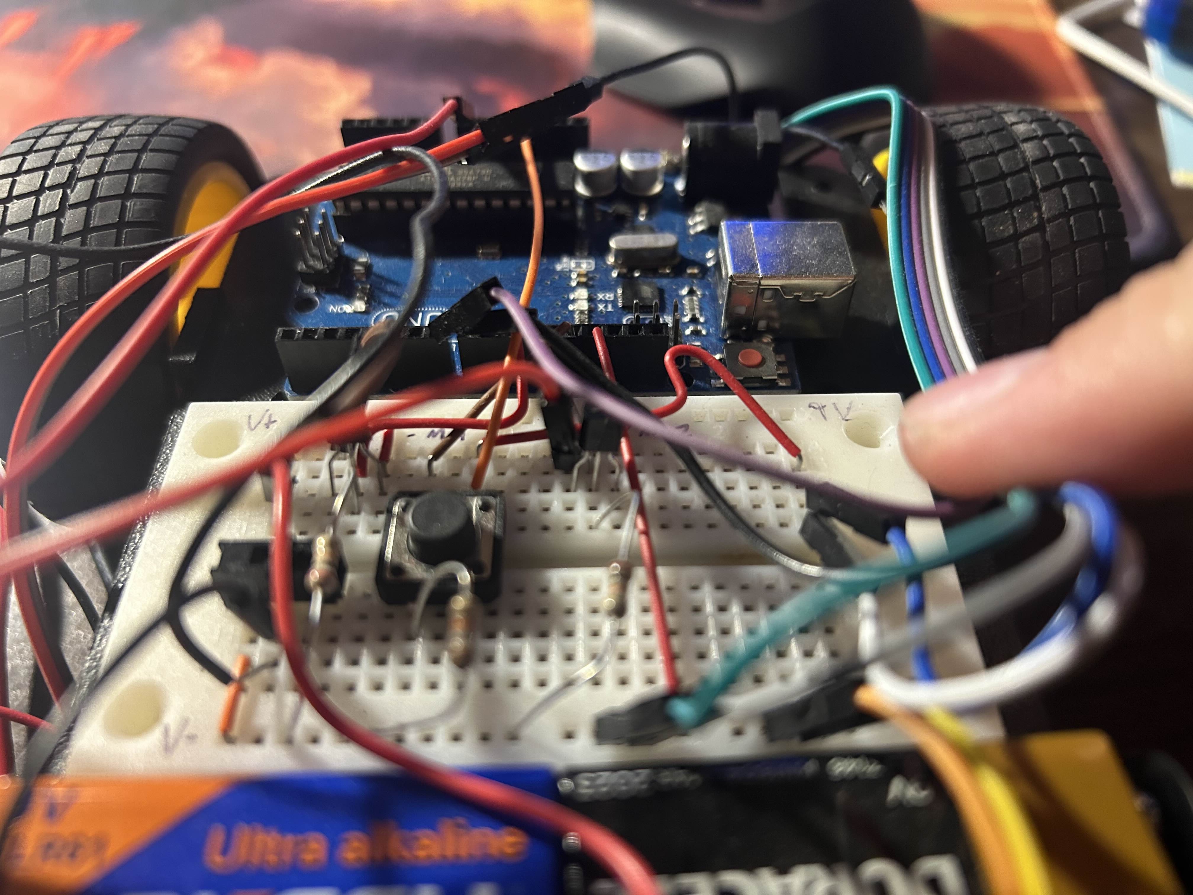 Line Follower Close-up